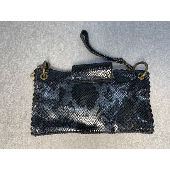 Bevini Modena Women Black & Gray Clutch One Size - Picture 4 of 7